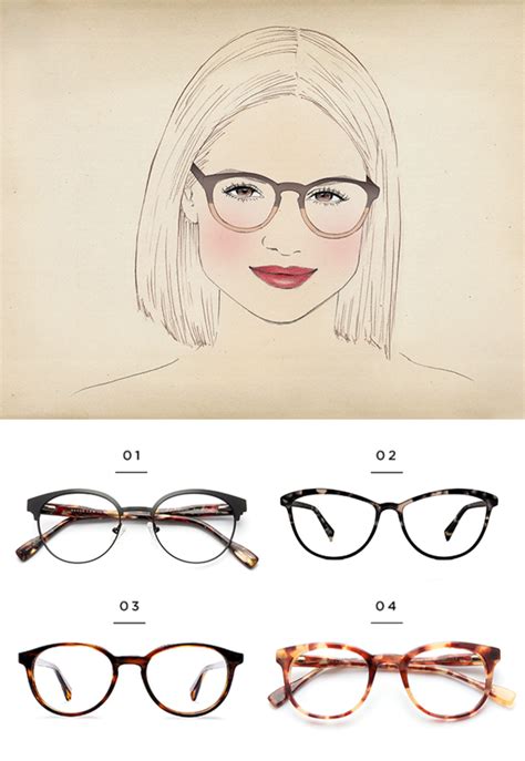 geometric glasses for oval face.